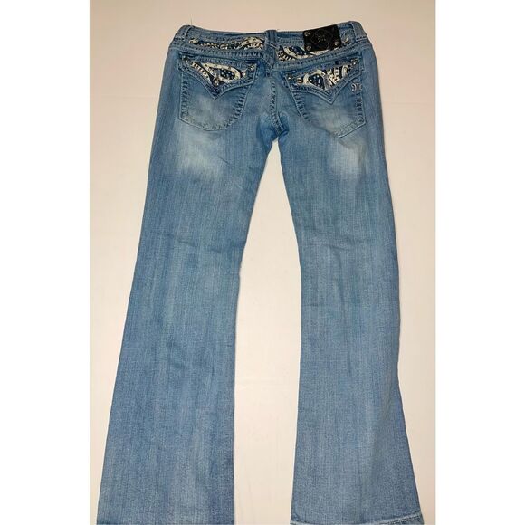 Miss Me Light Blue Boot Cut Jeans - Picture 9 of 11